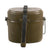 Original German WWII M31 Aluminum Mess Kit Kochgeschirr with Leather Strap by Eduard Sommerfeld, Berlin - Dated 1943 Original Items
