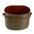 Original German WWII M31 Aluminum Mess Kit Kochgeschirr with Leather Strap by Eduard Sommerfeld, Berlin - Dated 1943 Original Items