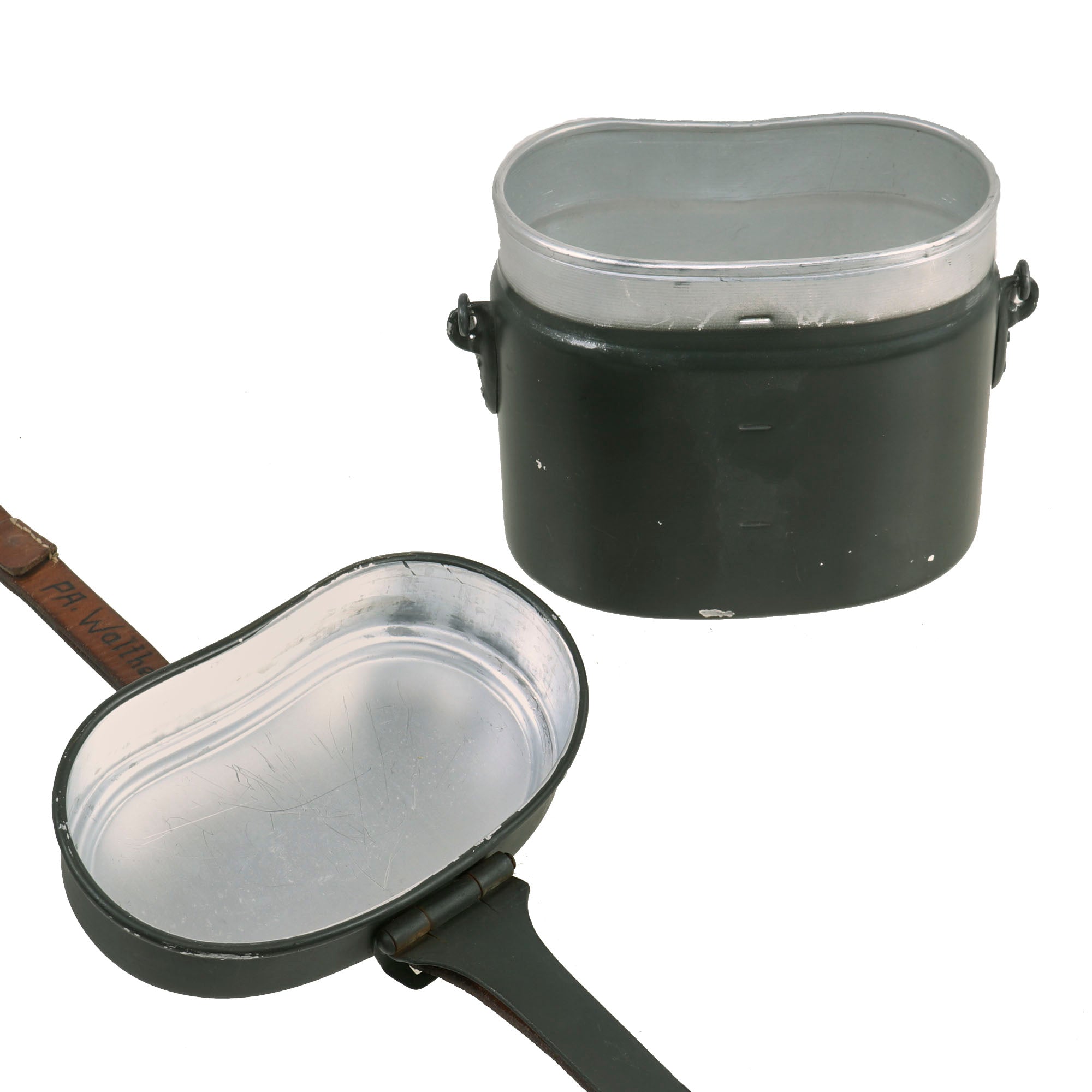 Original German WWII M31 Aluminum Mess Kit Kochgeschirr by Heinrich Ri ...