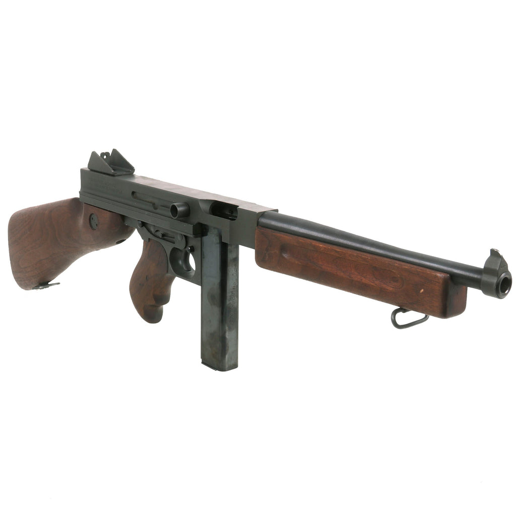 Original U.S. WWII Thompson M1 Display SMG with Philadelphia Ordnance Steel Receiver & Magazine - Serial 161719 Original Items