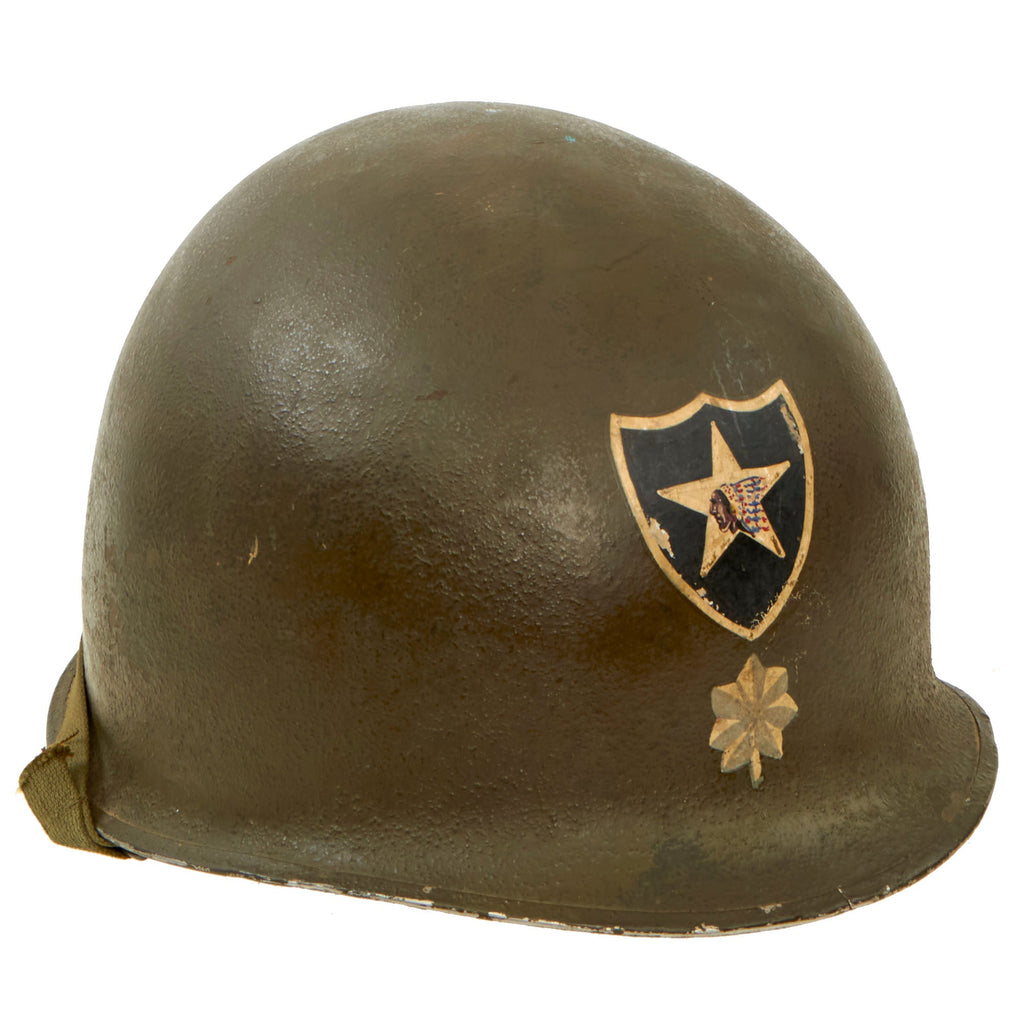 Original U.S. WWII 2nd Infantry Division Painted Lieutenant Colonel’s ...