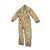 Original U.S. WWII Army M1942 Camouflage Jungle Suit Herring Bone Twill Coveralls with Internal Suspenders and Army Issued Boots Original Items