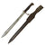 Original Imperial German M-1898/05 Transitional Butcher Sawback Bayonet and Scabbard by Erfurt Arsenal - Dated 1915 Original Items