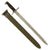 Original U.S. WWI & WWII M1905 Springfield 16" Rifle Bayonet marked R.I.A. with Rare CAB Grips and M3 Scabbard - dated 1909 Original Items