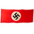 Original German WWII NSDAP Double Sided National Political Banner Flag - 75" × 31" Original Items