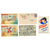 Original WWII Anti-Axis Political Cartoon Illustration Postcards - Set of 4 Postcards & 1 Envelope Original Items