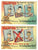 Original WWII Anti-Axis Political Cartoon Illustration Postcards - Set of 4 Postcards & 1 Envelope Original Items