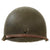 Original U.S. WWII 1942 M1 McCord Fixed Bale Helmet with Belgian Lion Insignia & Westinghouse Liner - Possible 106th Infantry Division Original Items