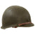 Original U.S. WWII 1942 M1 McCord Fixed Bale Helmet with Belgian Lion Insignia & Westinghouse Liner - Possible 106th Infantry Division Original Items