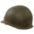 Original U.S. WWII 1942 M1 McCord Fixed Bale Helmet with Belgian Lion Insignia & Westinghouse Liner - Possible 106th Infantry Division Original Items