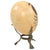 Original British South Africa Boer War Painted Souvenir Ostrich Egg On Silver Display Stand Original Items