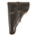 Original German WWII 1944 dated Walther P38 Black Leather Softshell Holster by Gustav Genschow & Co. Original Items