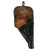 Original German WWII Walther P38 Black Softshell Leather Holster with Bearskin Oakleaf 9 Marking Original Items