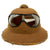 Original German WWII 1942 Dated 2nd Model Afrikakorps DAK Sun Helmet by JHS with Eye Shields - Size 55cm Original Items