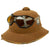 Original German WWII 1942 Dated 2nd Model Afrikakorps DAK Sun Helmet by JHS with Eye Shields - Size 55cm Original Items