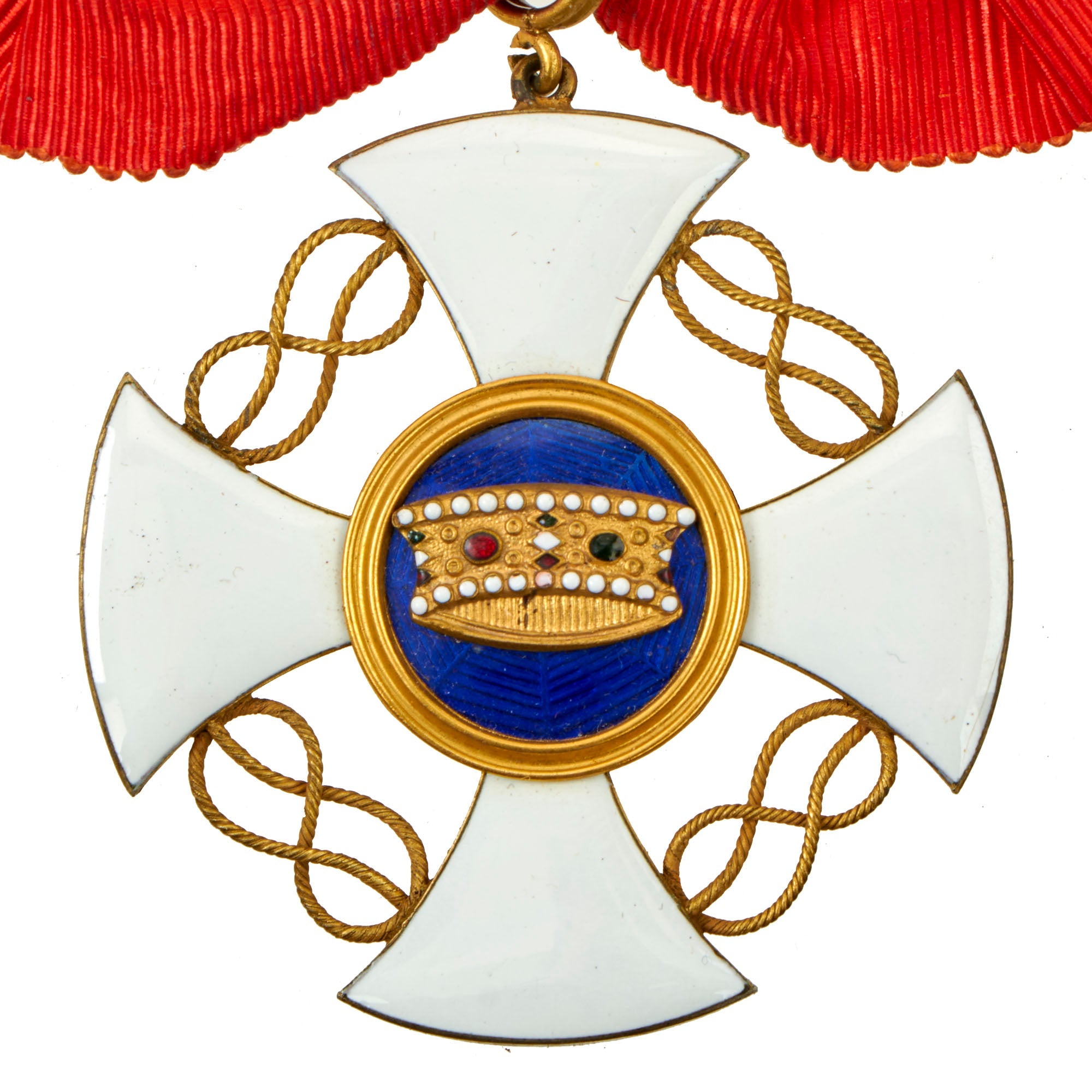 Original Italian WWII Era Order of the Crown of Italy Commander Grade
