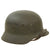 Original German WWII Army Heer M40 Single Decal Steel Helmet with 55cm Liner & Chinstrap - Q62 Original Items