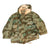 Original German WWII Kriegsmarine Coastal Artillery Splinter “A” Camouflage Pattern Winter Parka - Reversible Original Items