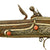 Original Set of Two Late 19th Century Metal Clad Ottoman Turkish Flintlock Pistols Made for the Tourist Trade Original Items