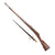 Original French Fusil Gras Modèle 1874 M80 Infantry Rifle by Tulle Arsenal Serial I 87645 with Bayonet & Scabbard - Dated 1878 Original Items