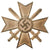 Original German WWII Early Vaulted War Merit Cross KvK 1st Class with Swords - Unmarked - Kriegsverdienstkreuz Original Items
