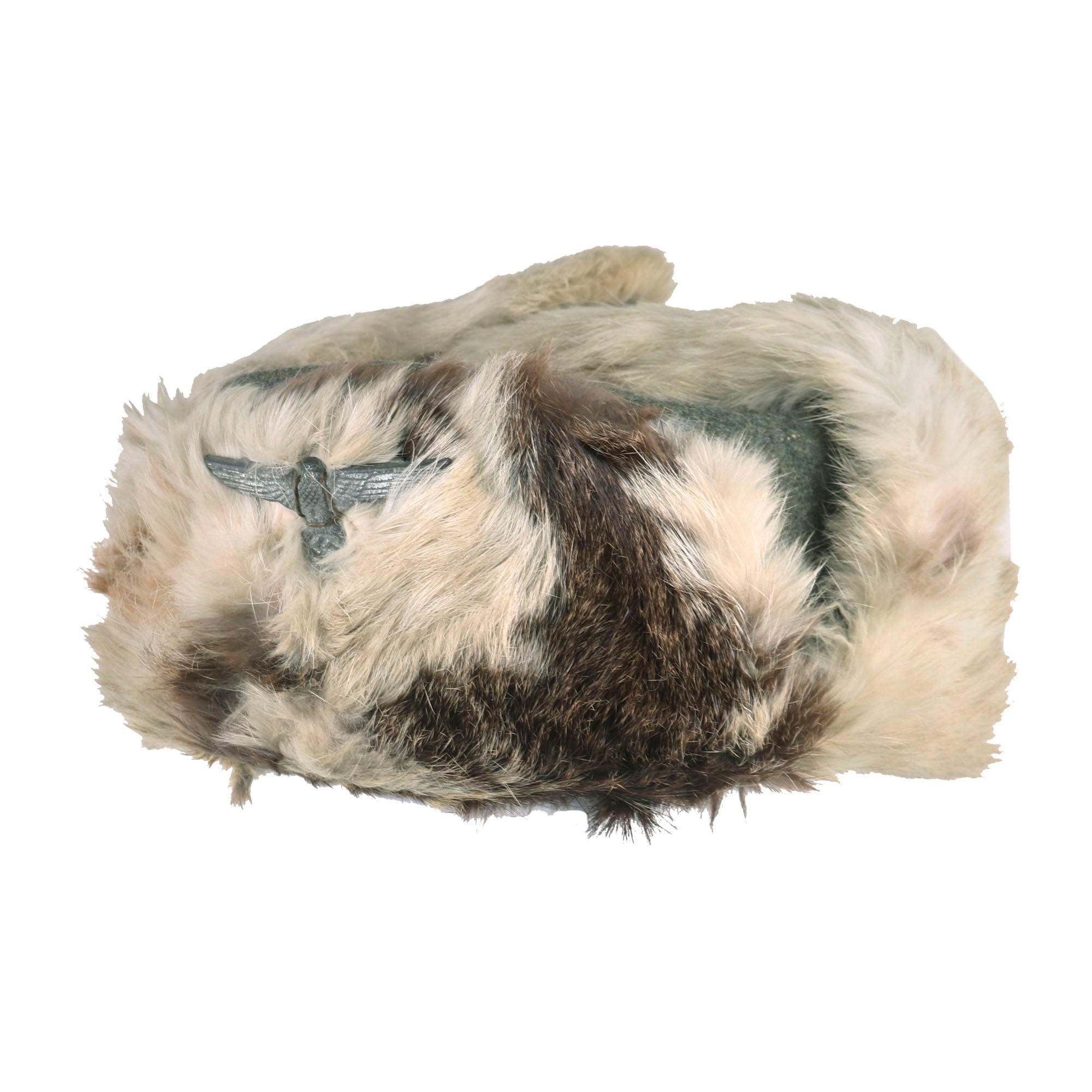 Original German WWII Eastern Front Heer Army Rabbit Fur Pelzmütze Wint ...