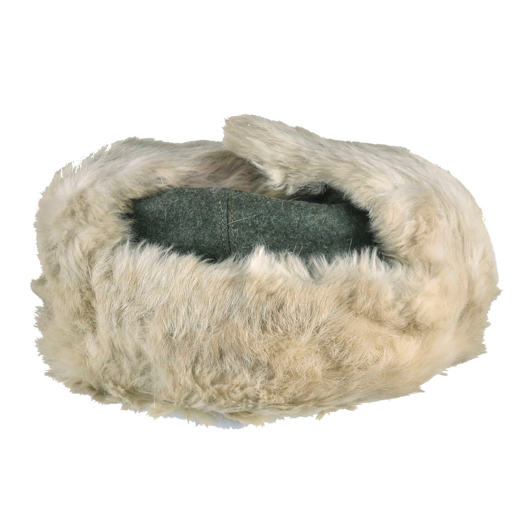 Original German WWII Eastern Front Heer Army Rabbit Fur Pelzmütze Wint ...