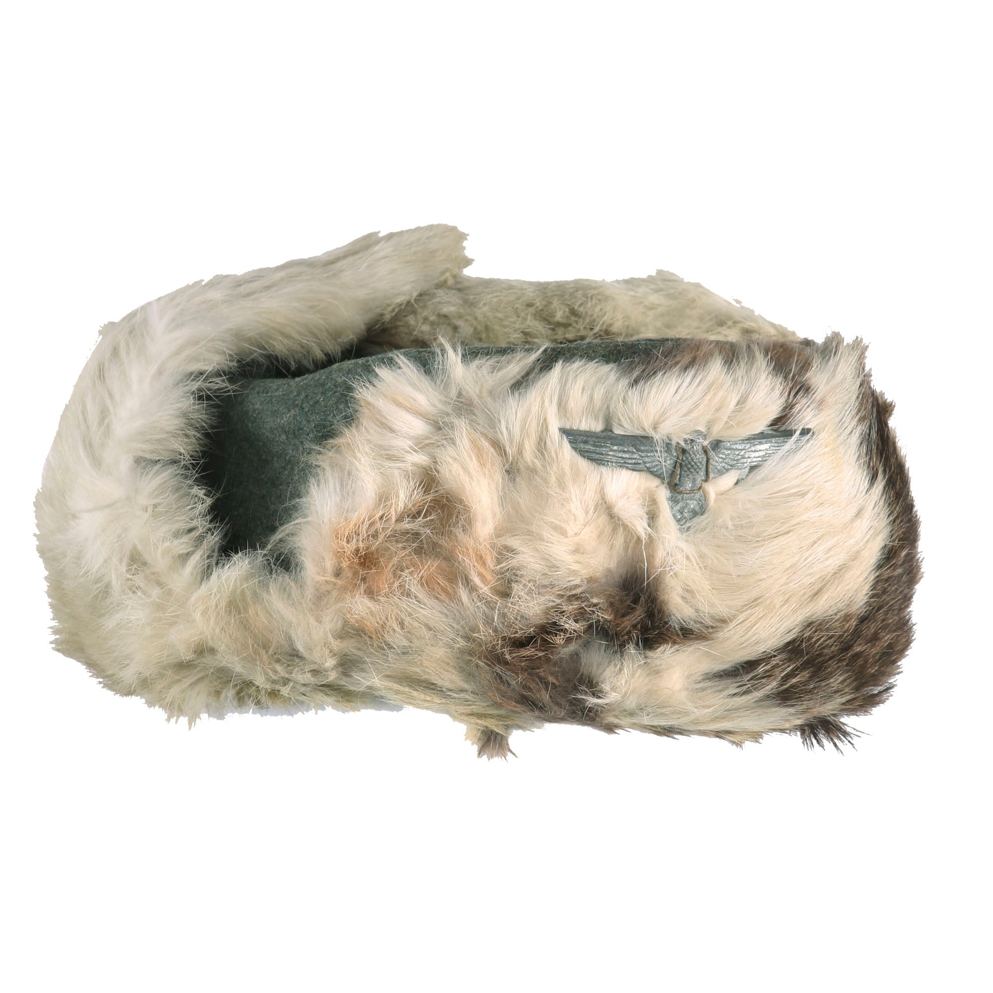 Original German WWII Eastern Front Heer Army Rabbit Fur Pelzmütze Wint ...