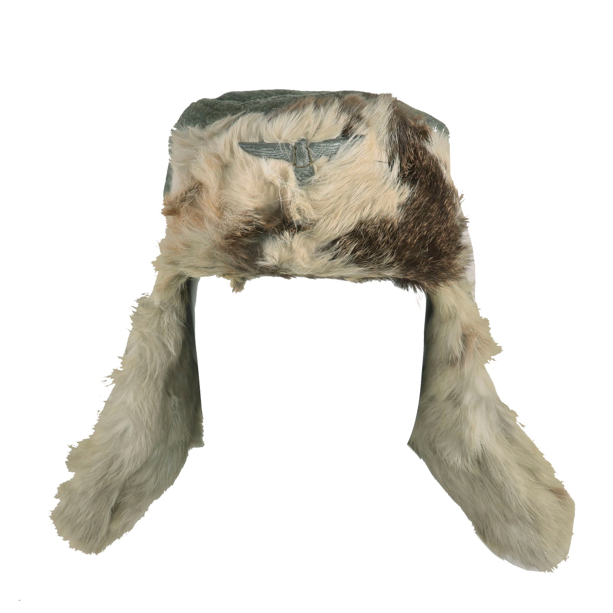 Original German WWII Eastern Front Heer Army Rabbit Fur Pelzmütze Wint ...