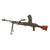 Original British WWII 1942 Dated Bren MkII Display LMG by Daimler Monotype with Live Barrel, Magazine & Post War Cover Original Items