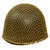 Original U.S. WWII Early War Netted M1 McCord Front Seam Fixed Bale Helmet with Seaman Paper Co Liner Original Items