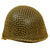 Original U.S. WWII Early War Netted M1 McCord Front Seam Fixed Bale Helmet with Seaman Paper Co Liner Original Items