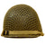 Original U.S. WWII Early War Netted M1 McCord Front Seam Fixed Bale Helmet with Seaman Paper Co Liner Original Items