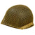 Original U.S. WWII Early War Netted M1 McCord Front Seam Fixed Bale Helmet with Seaman Paper Co Liner Original Items
