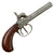 Original Victorian Era Belgian Double Barreled Pocket Percussion Pistol with Liège Proofs - Circa 1840 Original Items