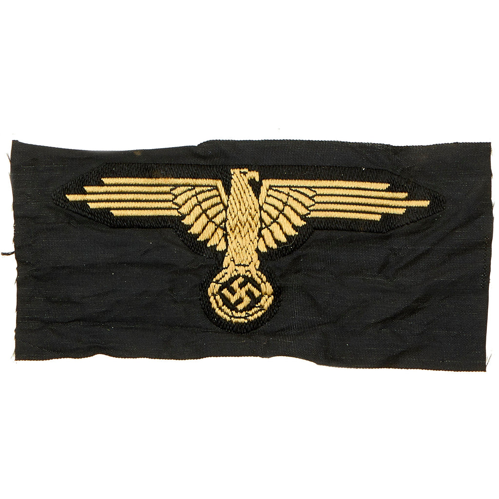 Original German WWII SS BeVo Embroidered Tropical Sleeve Insignia with Paper RZM Tag Original Items