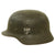Original German WWII Named Army Heer M40 Double Decal Helmet with 1940 Dated 59cm Liner - EF66 Original Items