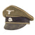 Original Rare German WWII Waffen SS EM/NCO Schirmmütze Crusher Visor Cap with Leather Brim - Size 56cm - Textbook Example Original Items