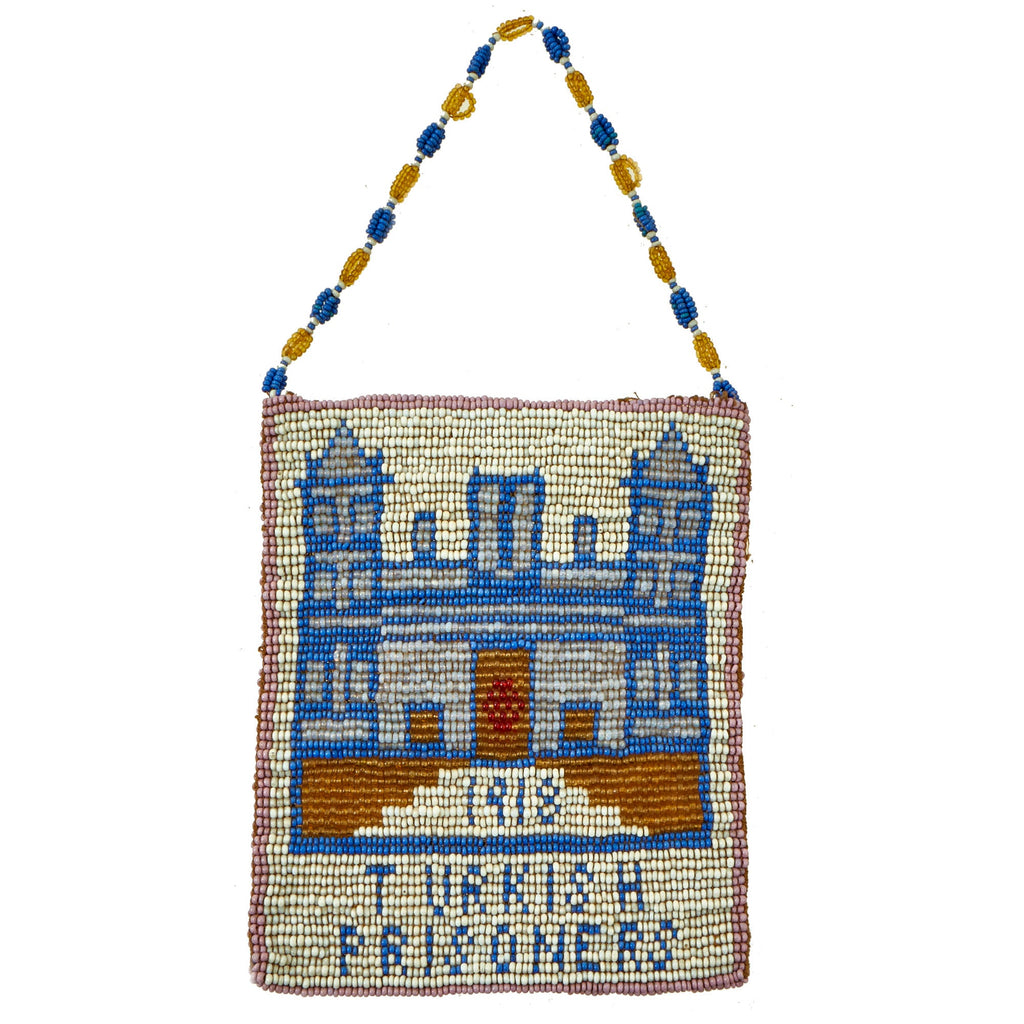 Original WWI Ottoman Empire Turkish Prisoner of War Souvenir Purse Original Items