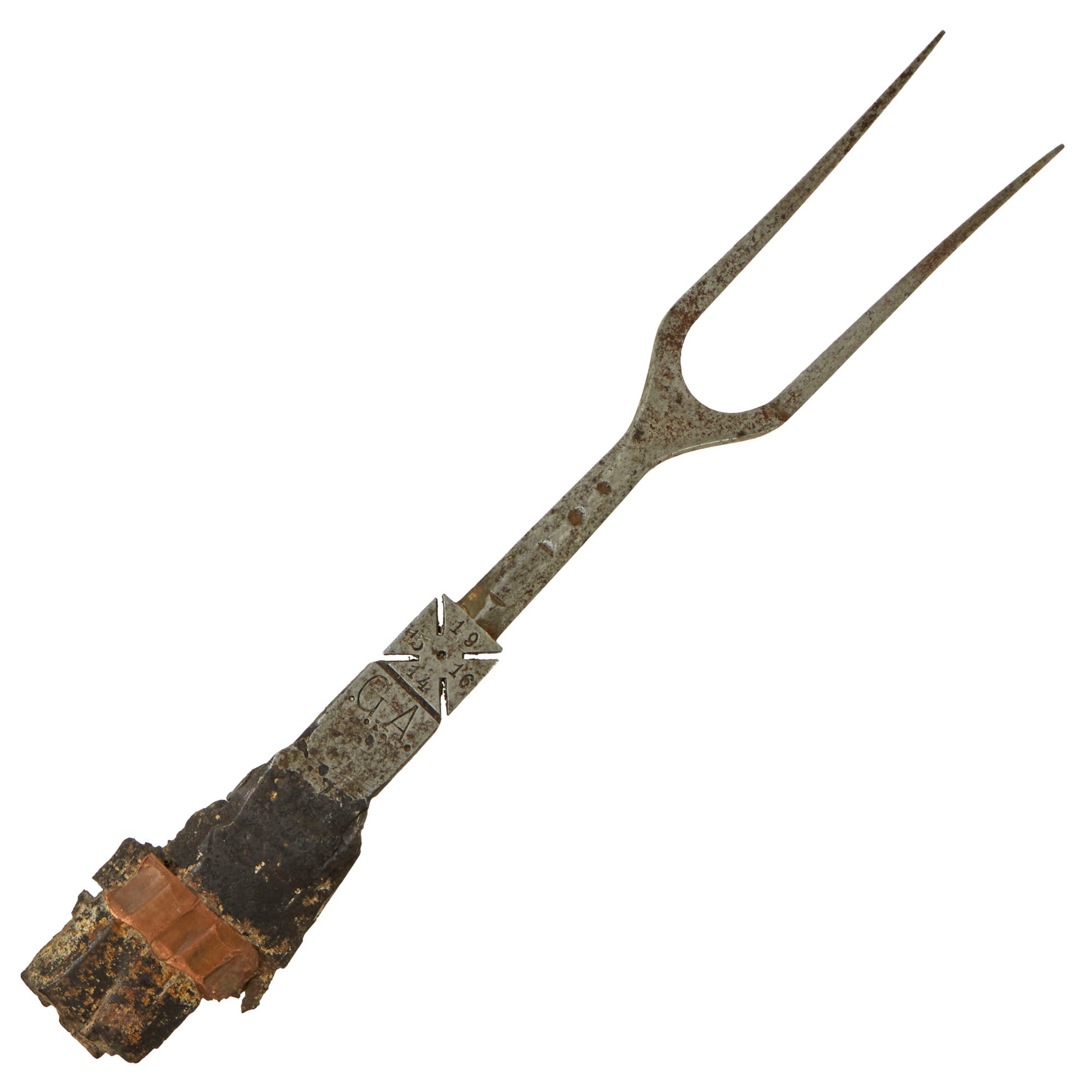 Shell Splinters Original Imperial German WWI Shell Splinter Carving Set - 1916 Dated ...