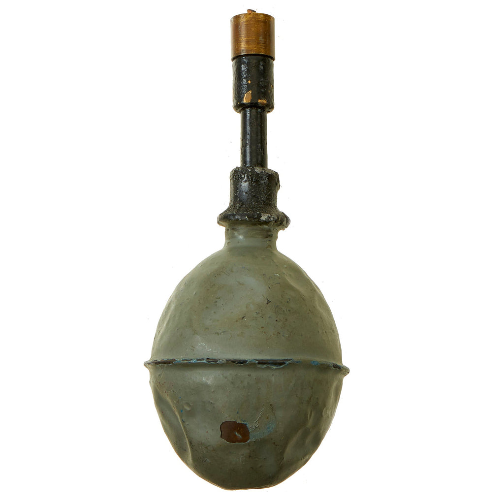 Original French WWI Model 1914 OF1 Egg Hand Grenade circa 1915 - 1917 - Inert Original Items