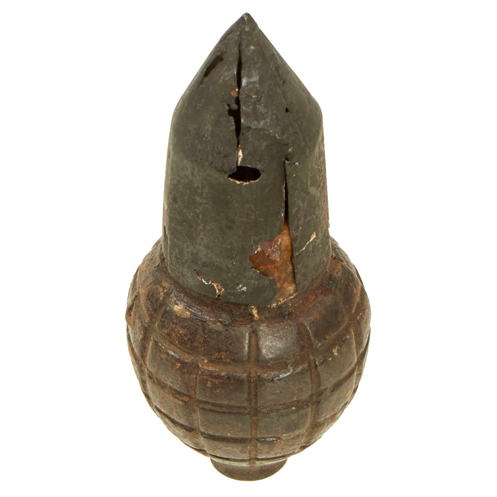 Original French WWI Inert Foug M1916 Inert Lemon Grenade with Cone Plu ...