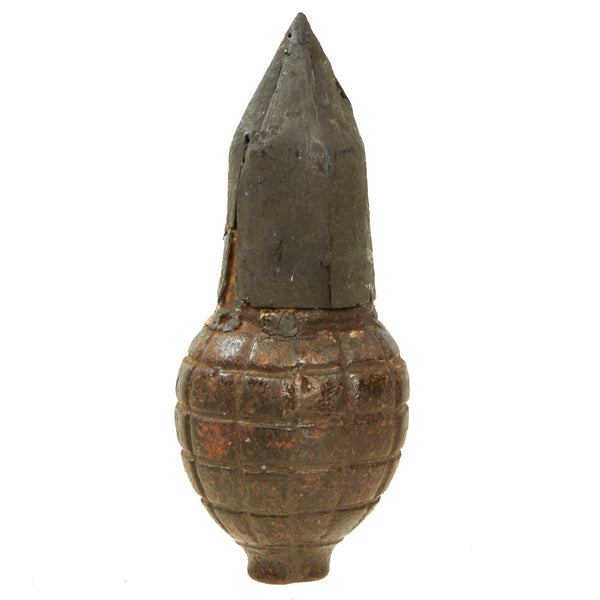 Original French WWI Inert Foug M1916 Inert Lemon Grenade with Cone Plu ...
