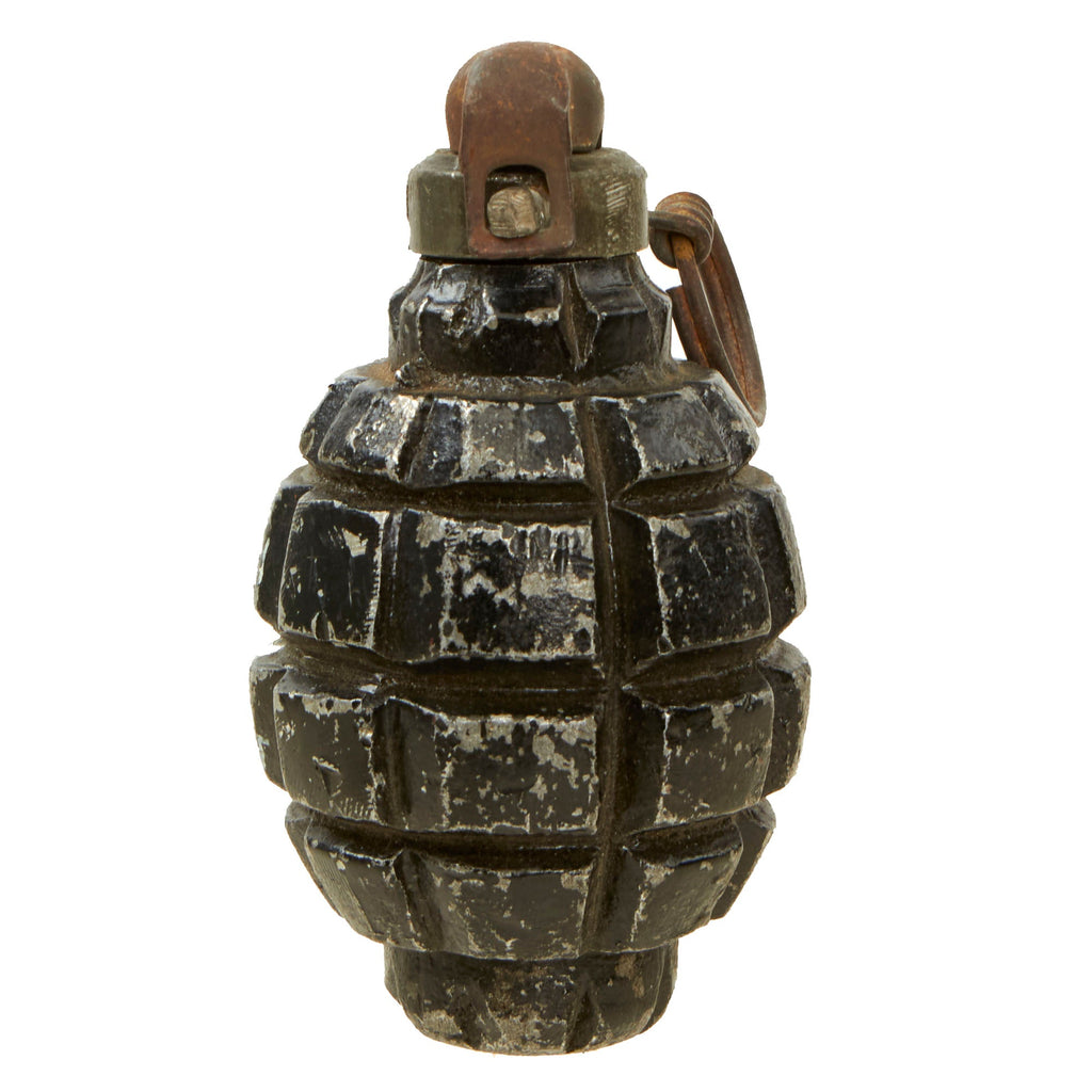 Original French WWI F1 Practice Hand Grenade with Billant Modèle 1916 Fuse - Inert Original Items