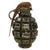 Original French WWI F1 Practice Hand Grenade with Billant Modèle 1916 Fuse - Inert Original Items