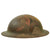 Original U.S. WWI M1917 Doughboy Helmet Shell With Camouflage Panel Paint and Motor Transport Corps Painted Insignia -  As Featured In The Book “Trench Art, An Illustrated History” by Jane Kimball on Page 228 Original Items