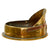 Original British WWI Trench Art “Souvenir of Peronne” Peaked Visor Cap Made From German 77mm Shell Casing Original Items