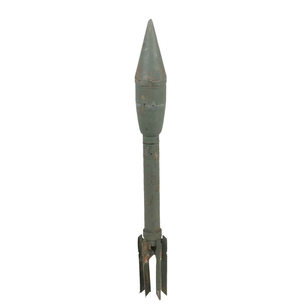Original U.S. WWII M7A1 Anti-Tank Practice Rocket for the M1 and M1A1 2.36 Inch Bazooka Launcher - Inert Original Items