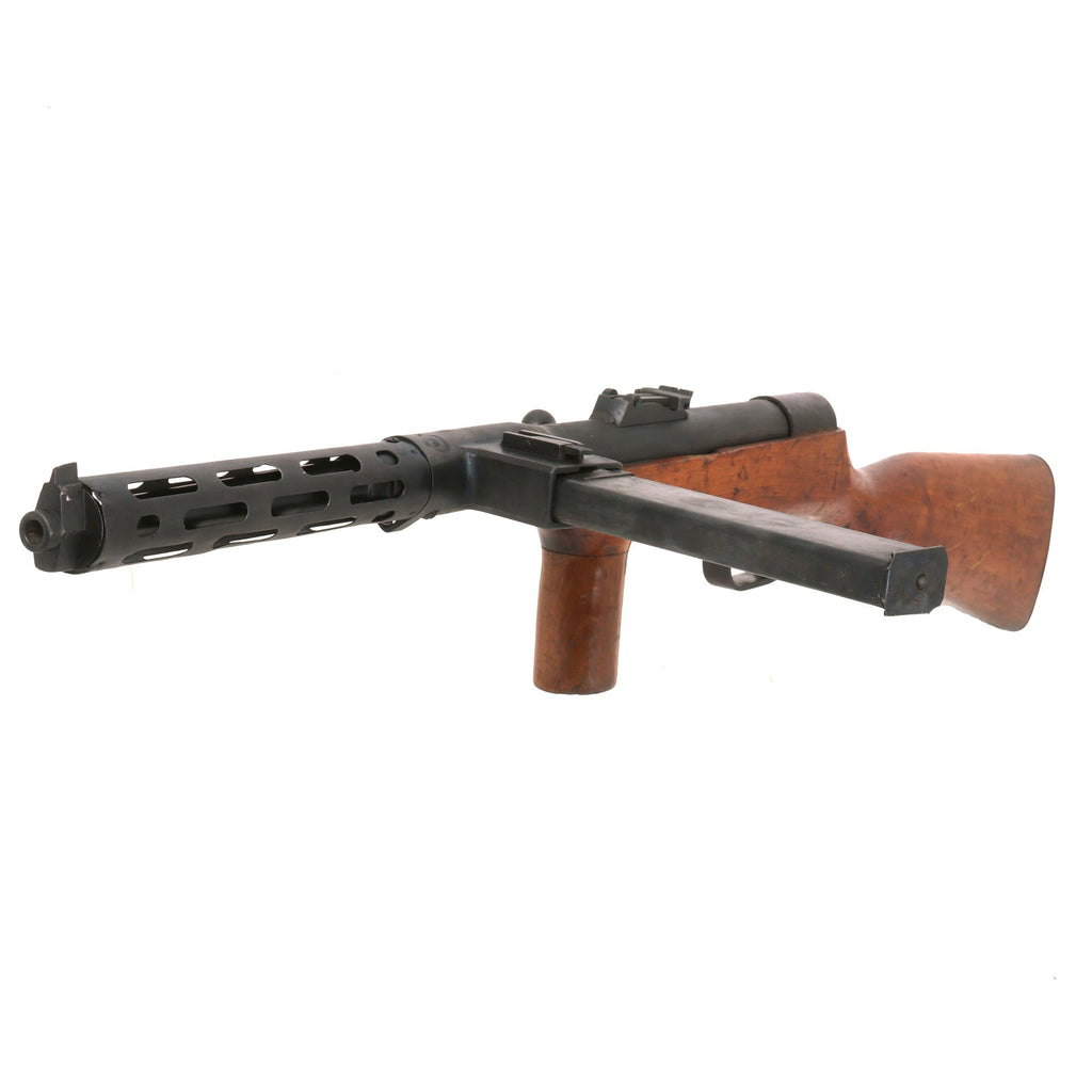 Original German Pre-WWII Spanish Civil Guard Marked ERMA EMP Display Sub Machine Gun with Display Magazine - Serial D-2980 Original Items