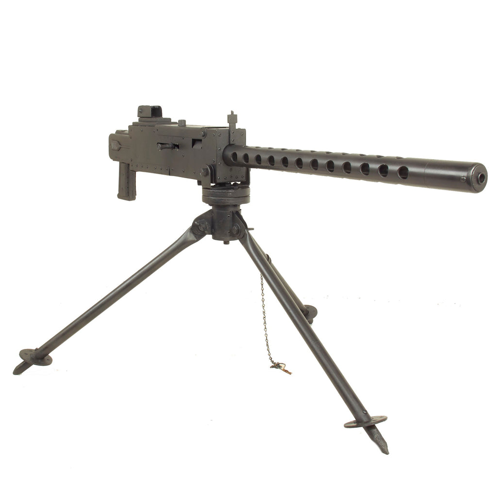 Original Custom Fabricated M1919 Browning Replica Gun Made using LARC International M-19A Air-Powered BB Gun with Tripod Original Items